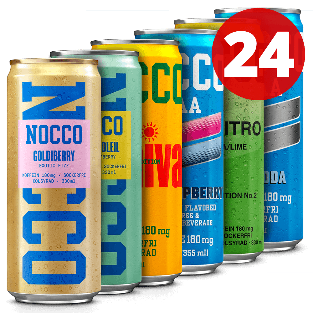 24 Mixed NOCCO - 24x330ml. (inkl. SE pant)