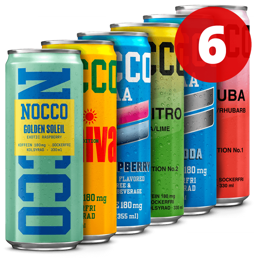 6 Mixed NOCCO - 6x330ml. (inkl. SE pant)