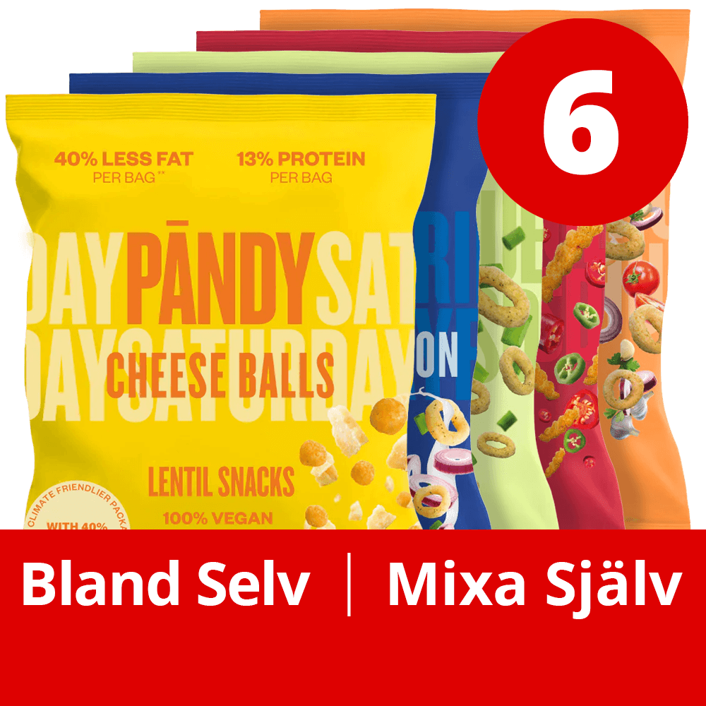 Mixed Pändy Chips - 6x50g.