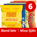 Mixed Pändy Chips - 6x50g.