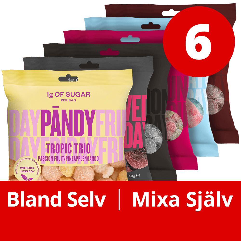 Pändy Candy Mixed - 6x50g.