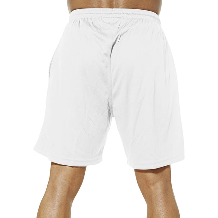 Barcode Mesh Shorts - White