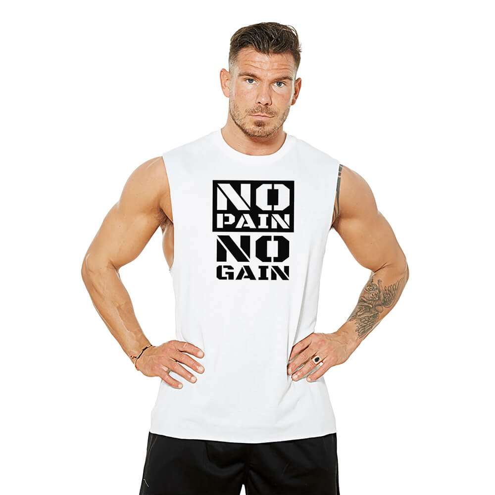 No Pain No Gain SL Tee - White