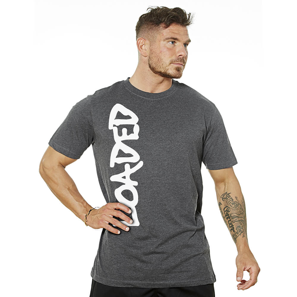 Loaded XL Logo Tee - Charcoal