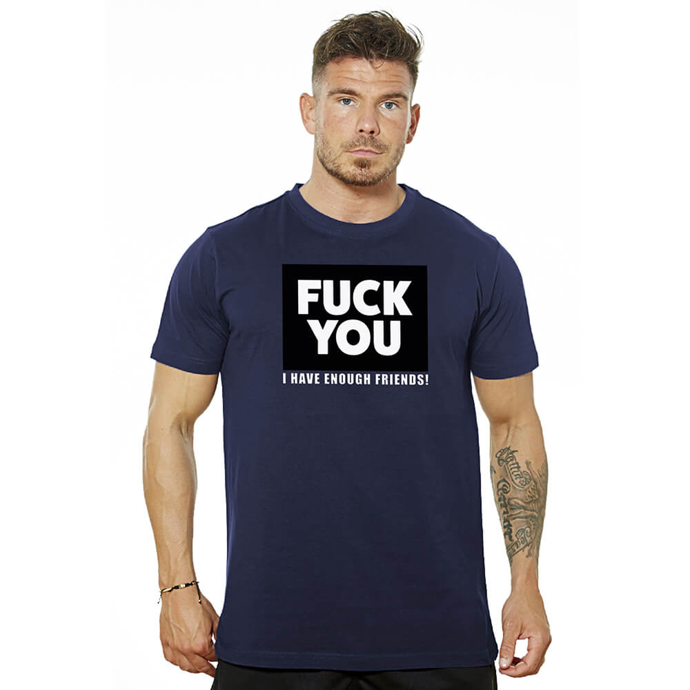 Fuck You Tee - Navy