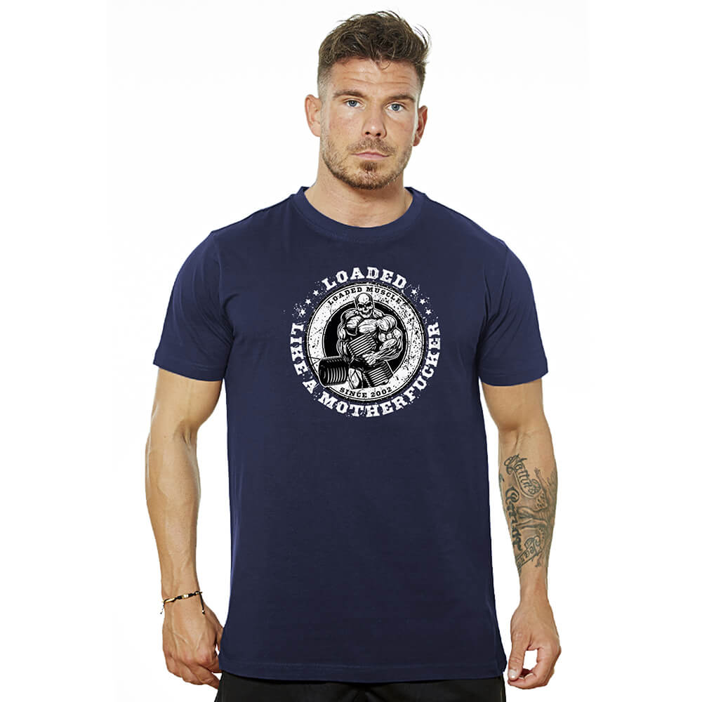 Loaded Like A Motherfucker Tee - Navy