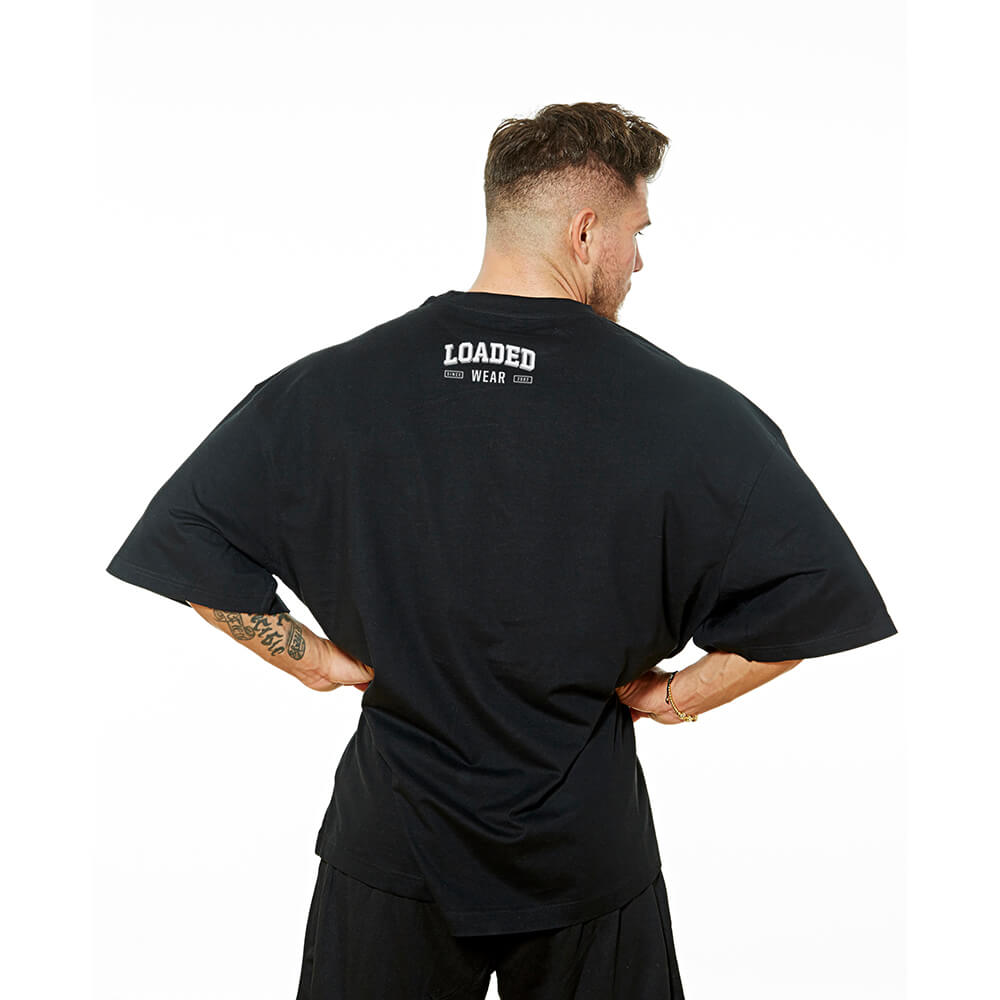 Loaded Skull Oversize Tee - Black