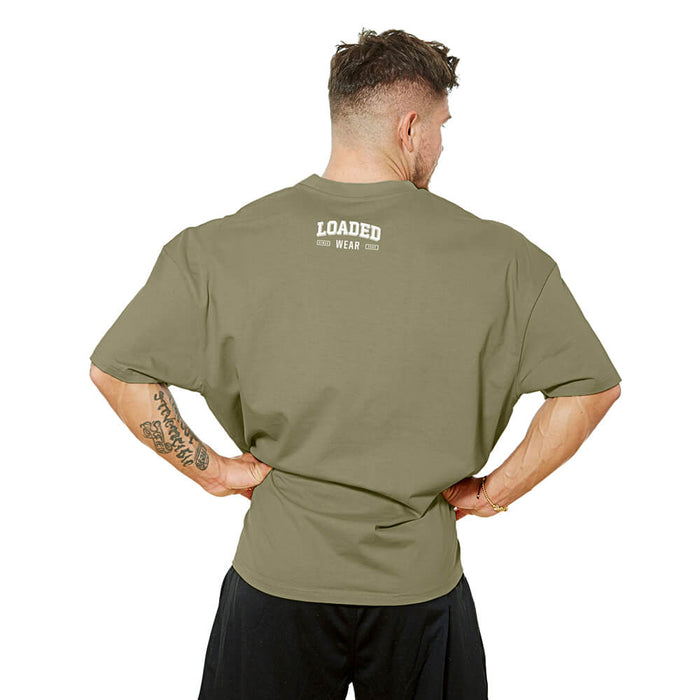 We Don't Give A Fuck Oversize Tee - Washed Green