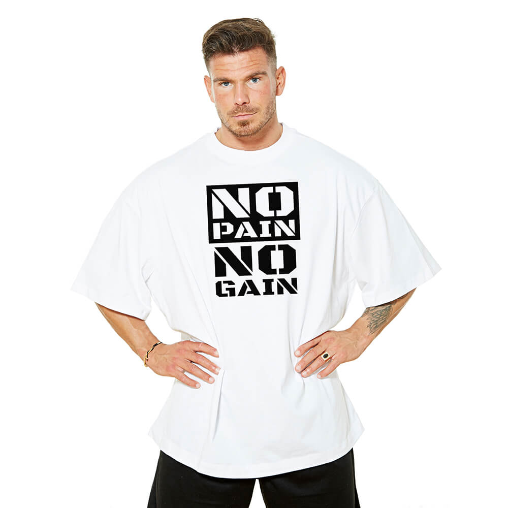 Not Here To Talk Oversize Tee - White