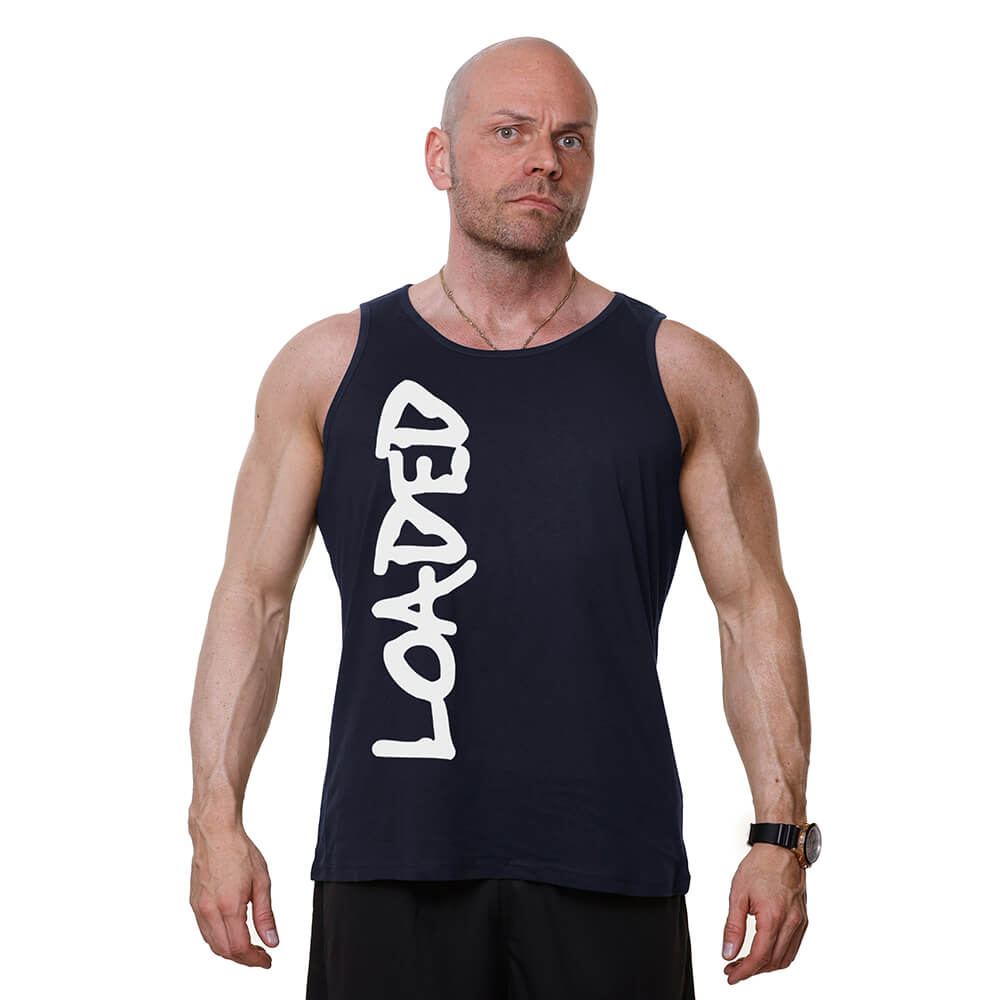 Loaded XL Logo Tank - Navy