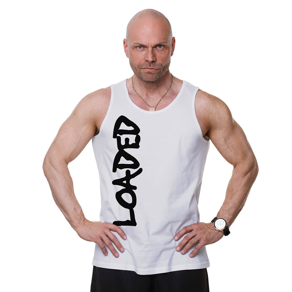 Loaded XL Logo Tank - White