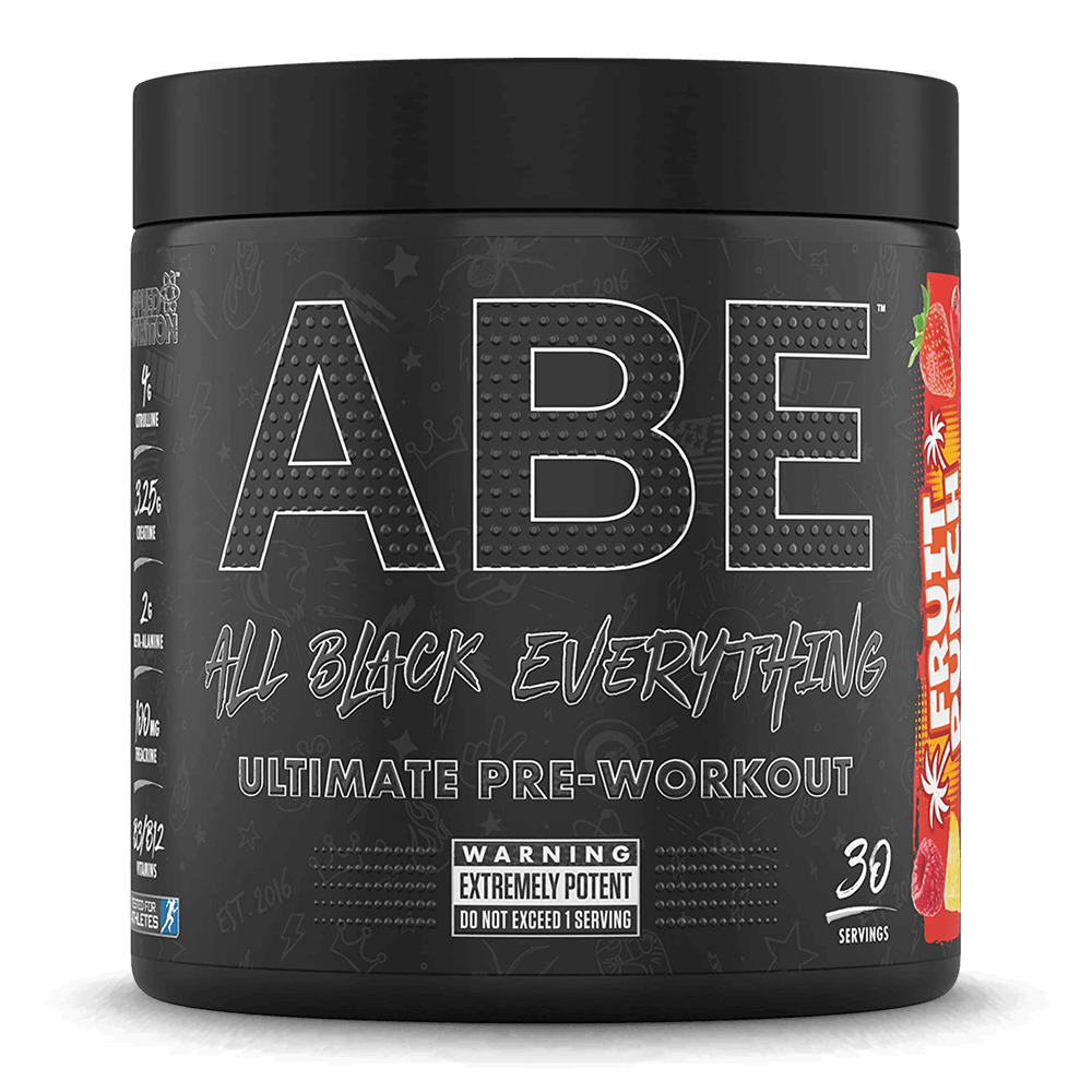 ABE All Black Everything Pre Workout Fruit Punch - 30 serv.