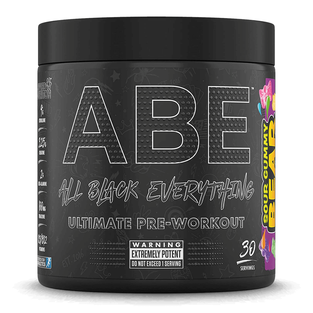 ABE All Black Everything Pre Workout Sour Gummy Bear