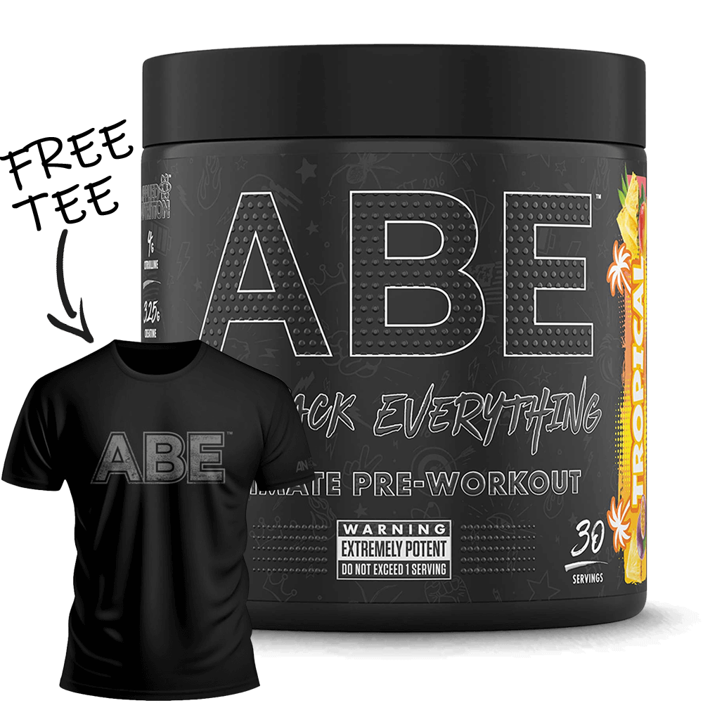 ABE All Black Everything Pre Workout 30 serv. + Free Tee