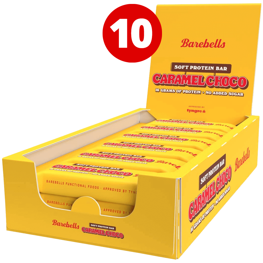 Barebells Soft Bar Caramel Choco - 10x55g.