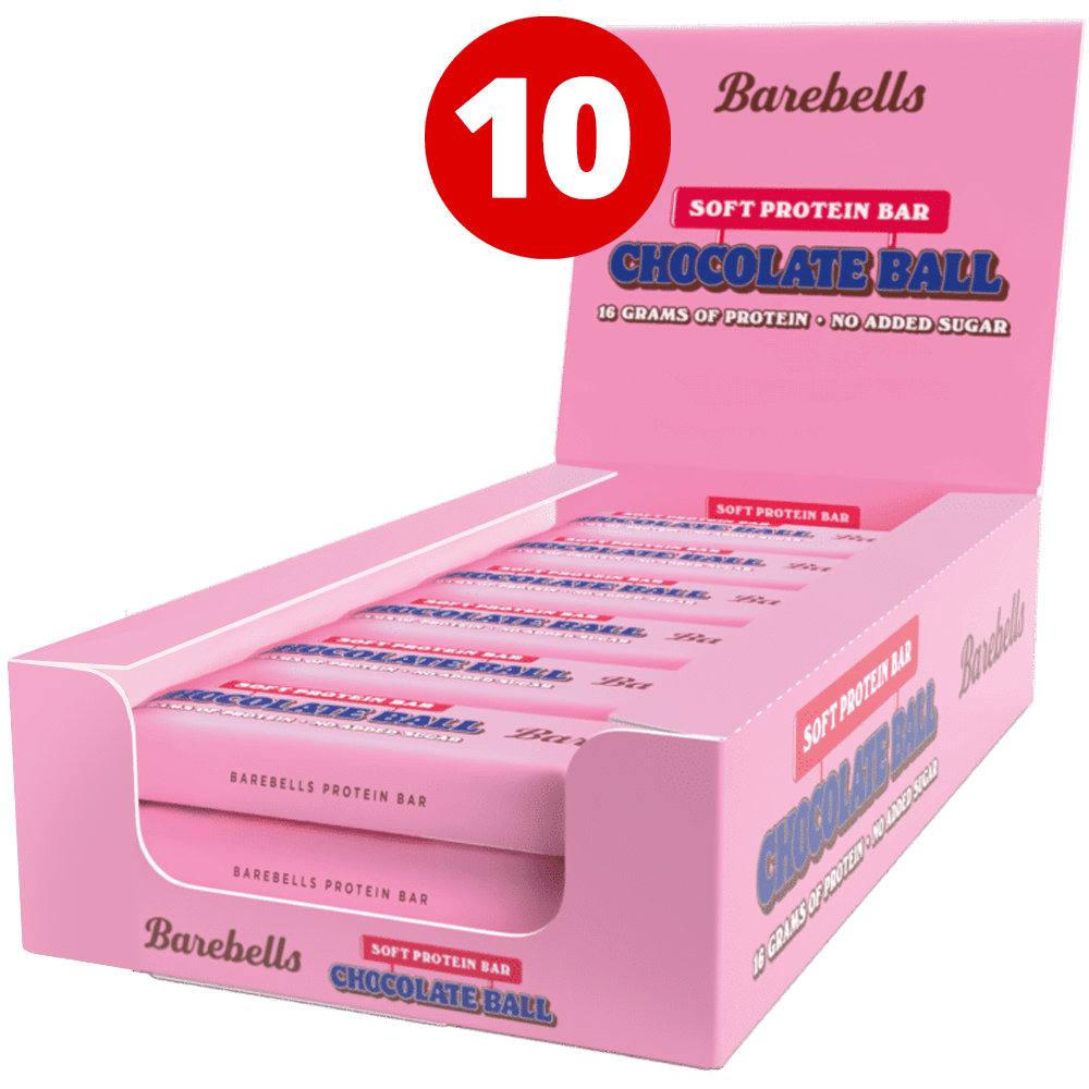 Barebells Soft Bar Chocolate Ball - 10x55g.