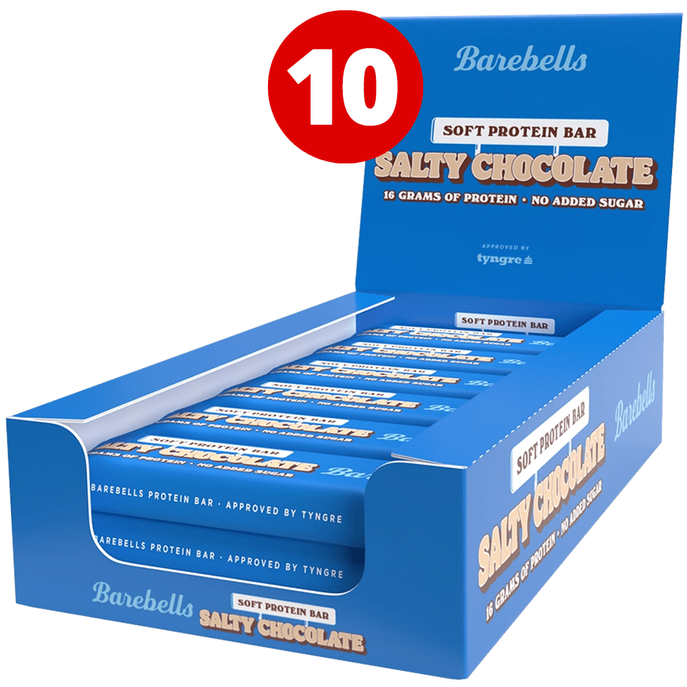 Barebells Soft Bar Salty Chocolate - 10x55g.