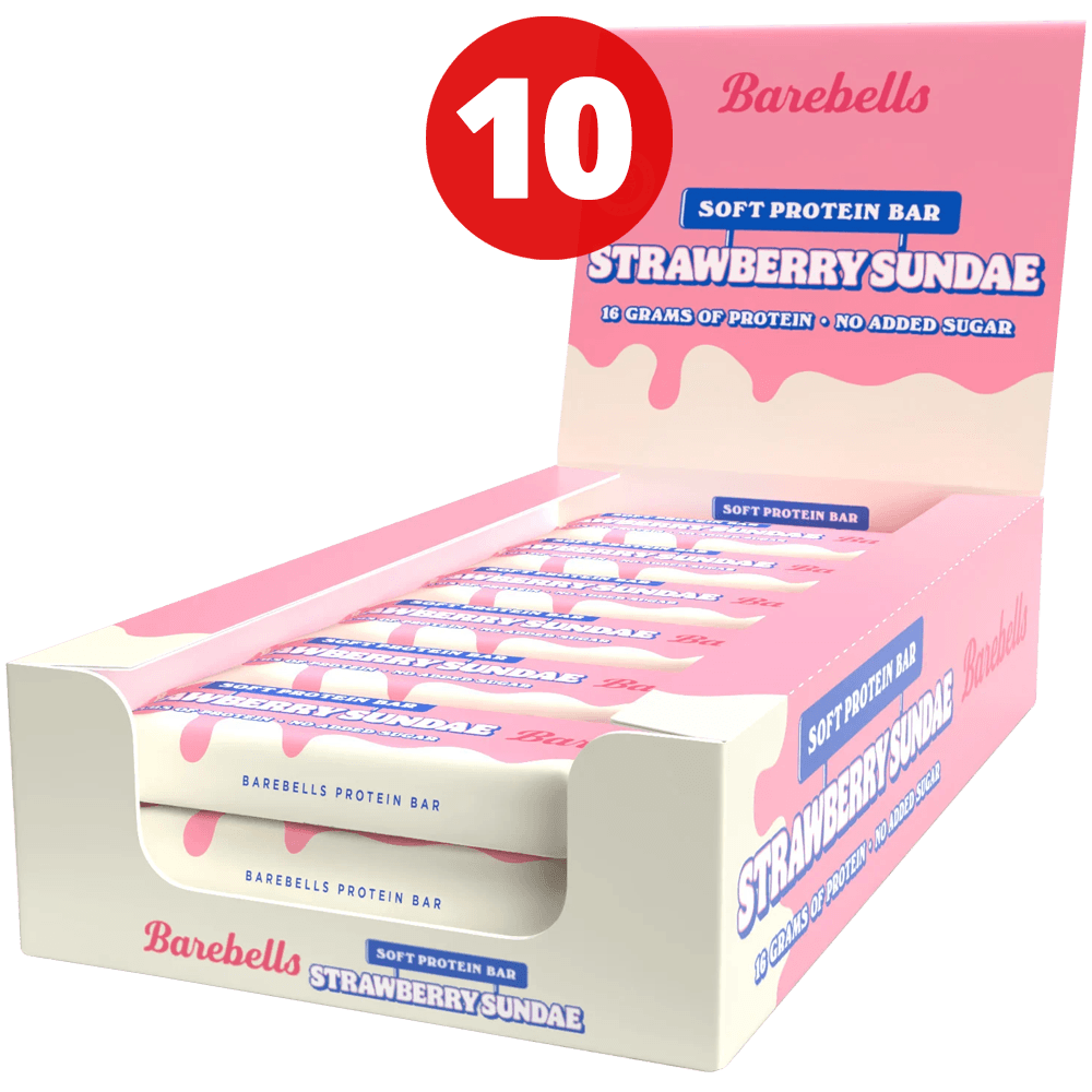 Barebells Soft Bar Strawberry Sundae - 55g.
