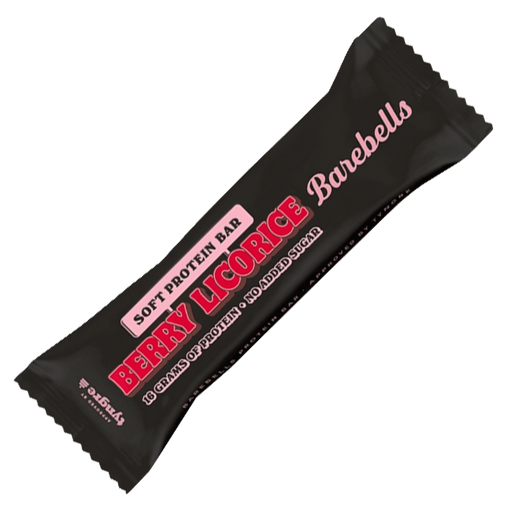 Barebells Soft Bar Berry Licorice - 55g. (24/4-24)