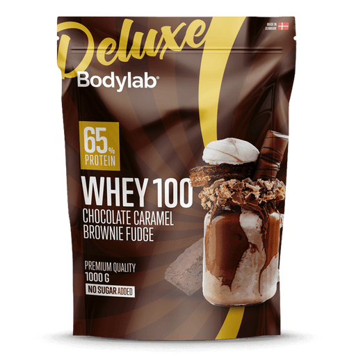 Whey 100 Deluxe Chocolate Caramel Brownie Fudge - 1000g.
