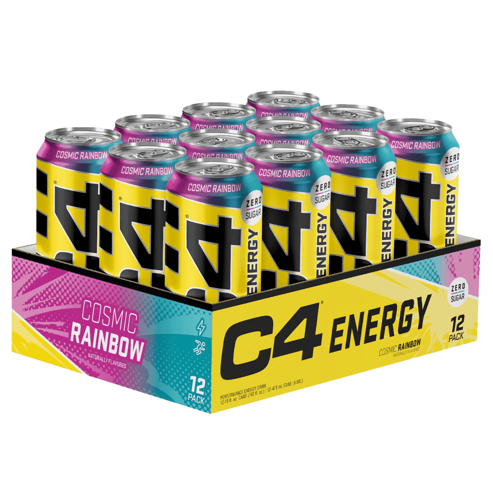 C4 Energy Carbonated Cosmic Rainbow - 12x500ml.