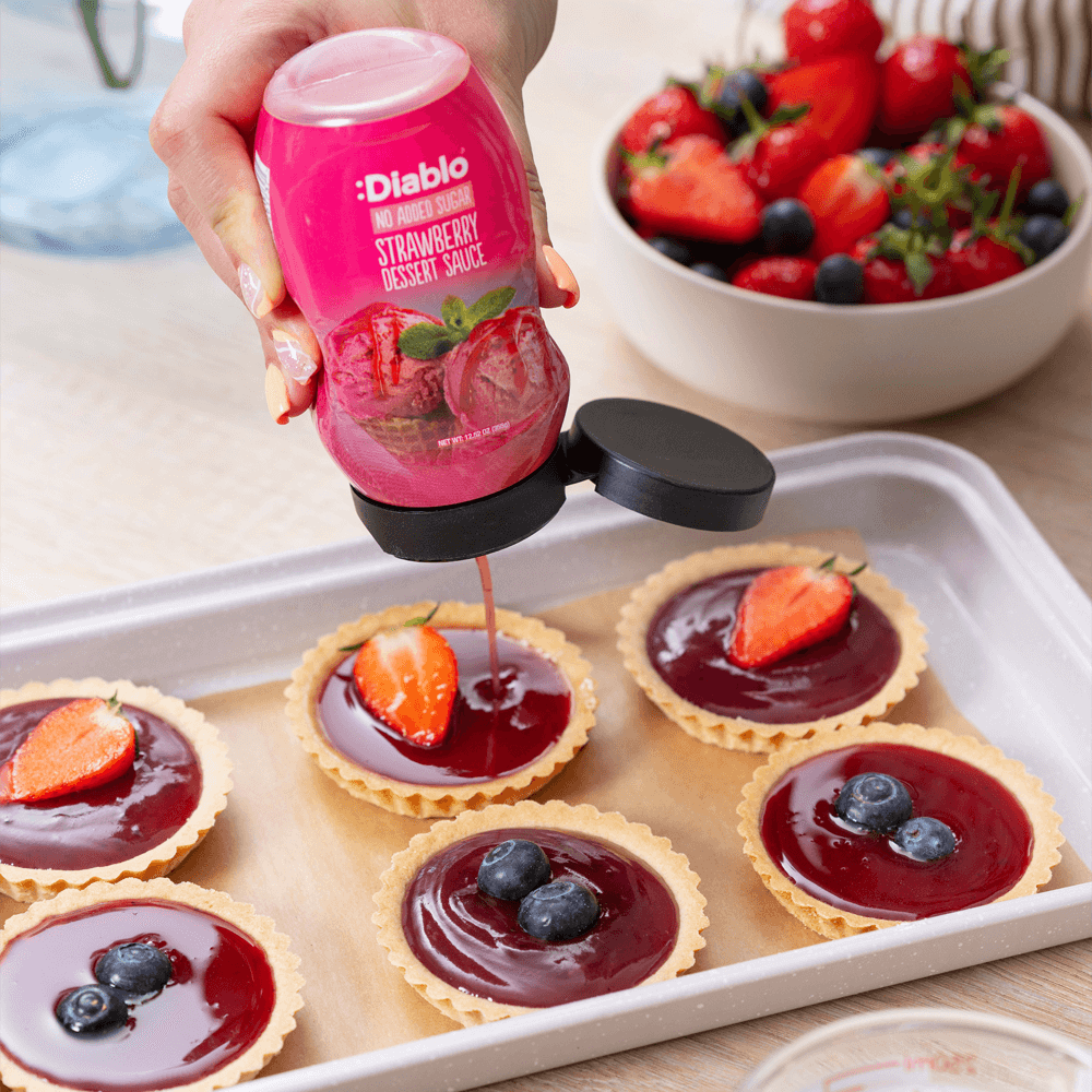 Strawberry Dessert Sauce - 355g. (No Added Sugar)