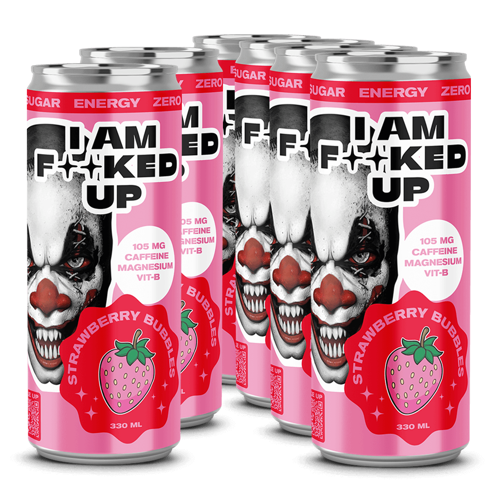 I Am Fucked Up Strawberry Bubbles - 24x330ml.