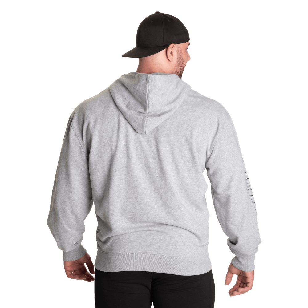 Classic Zip Hood - Light Grey Melange