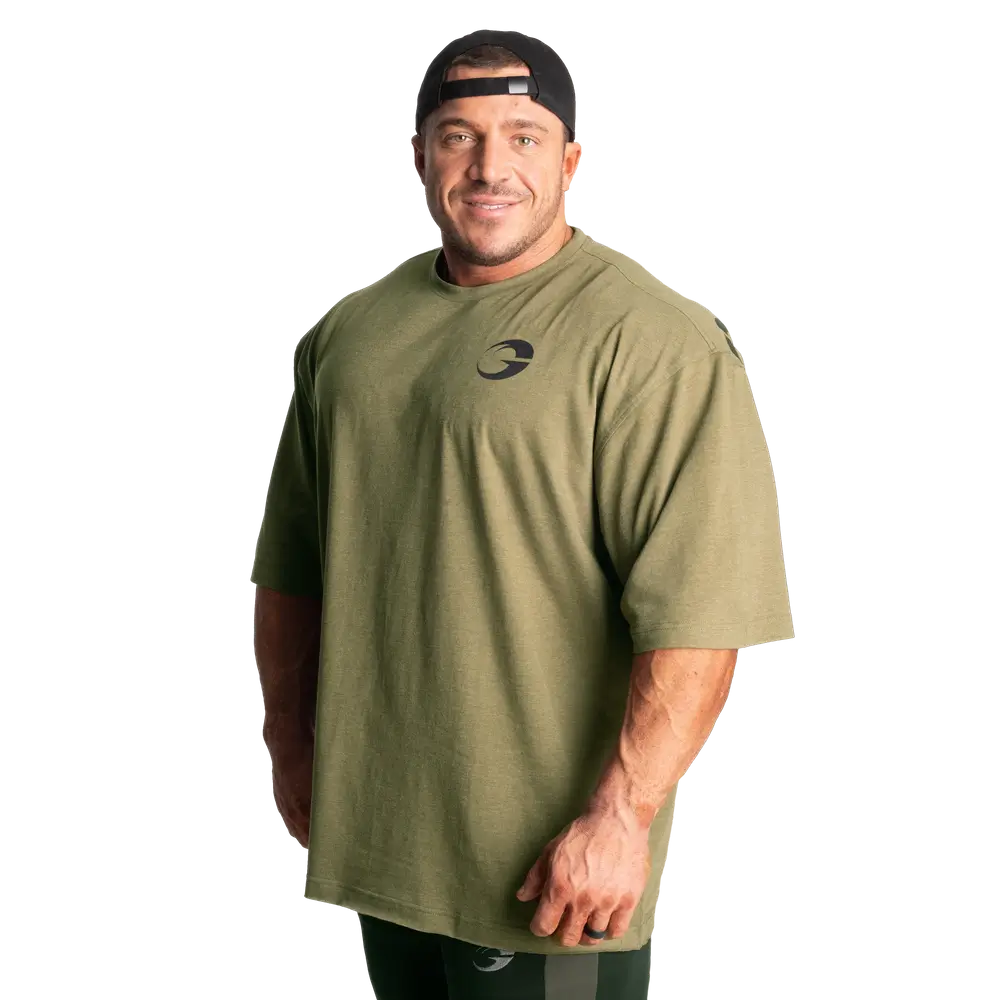 Division Iron Tee - Army Green Melange