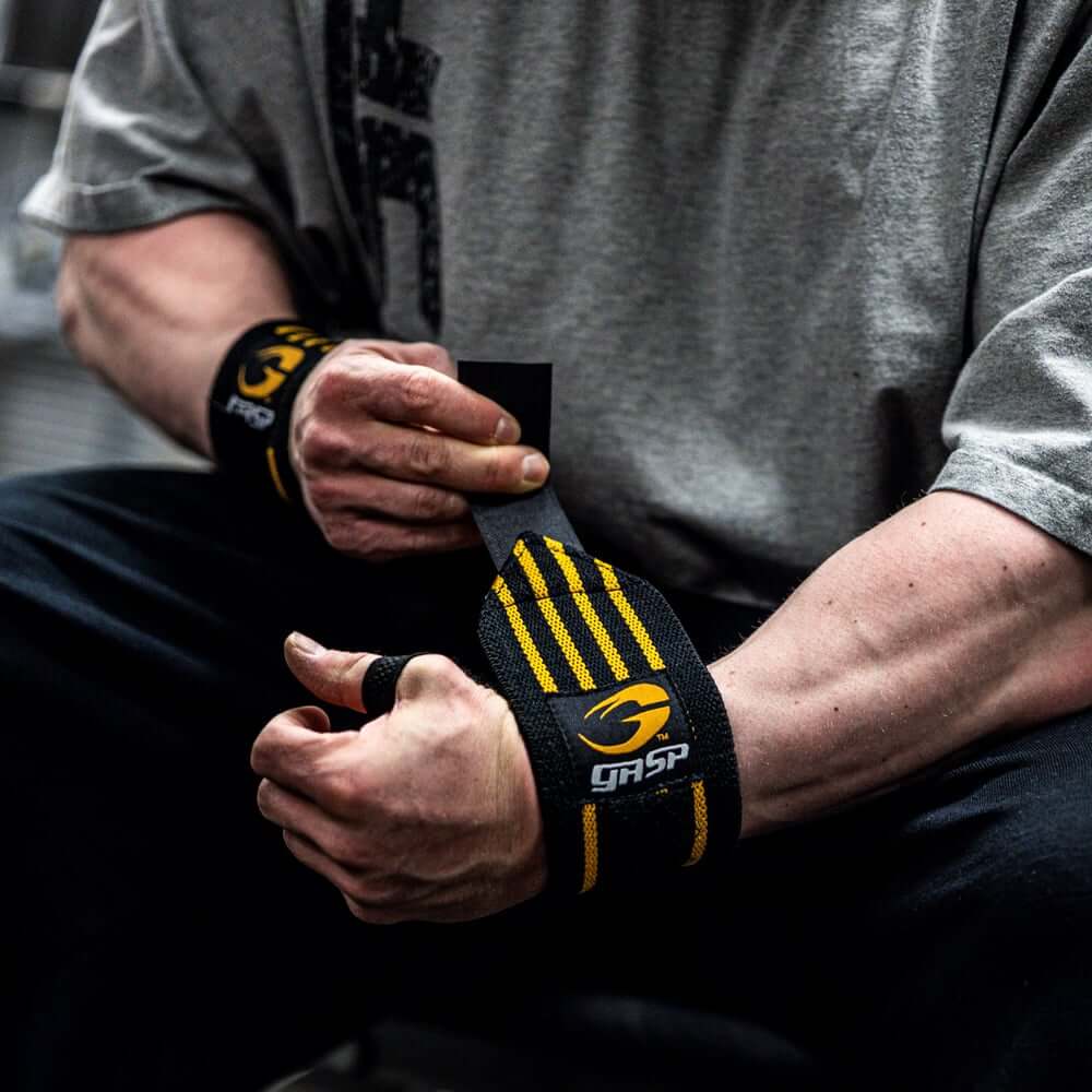 Hardcore Wrist Wraps - Black/Grey