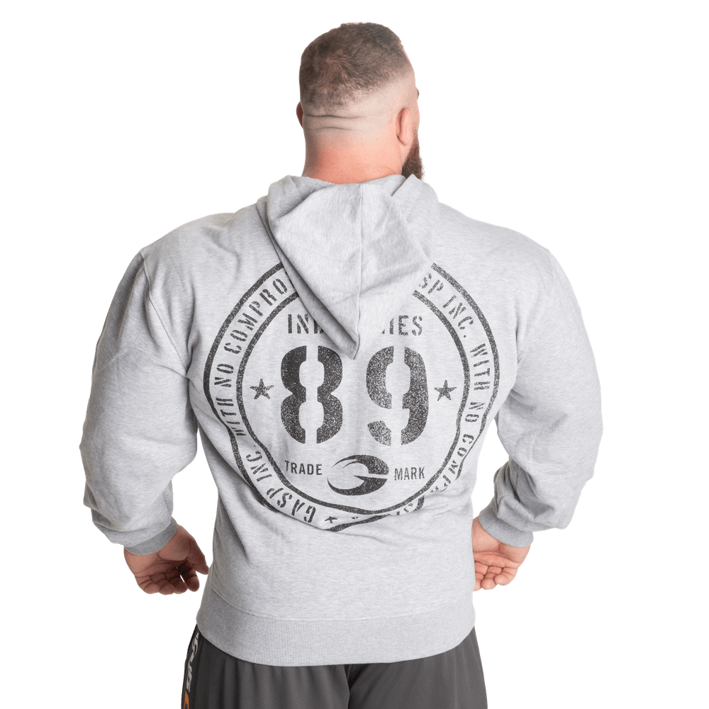 GASP Inc. Classic Hood - Light Grey Melange