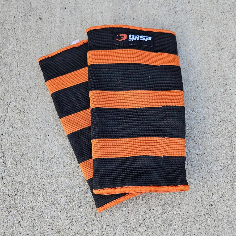 GASP Power Knee Sleeve - Black/Flame