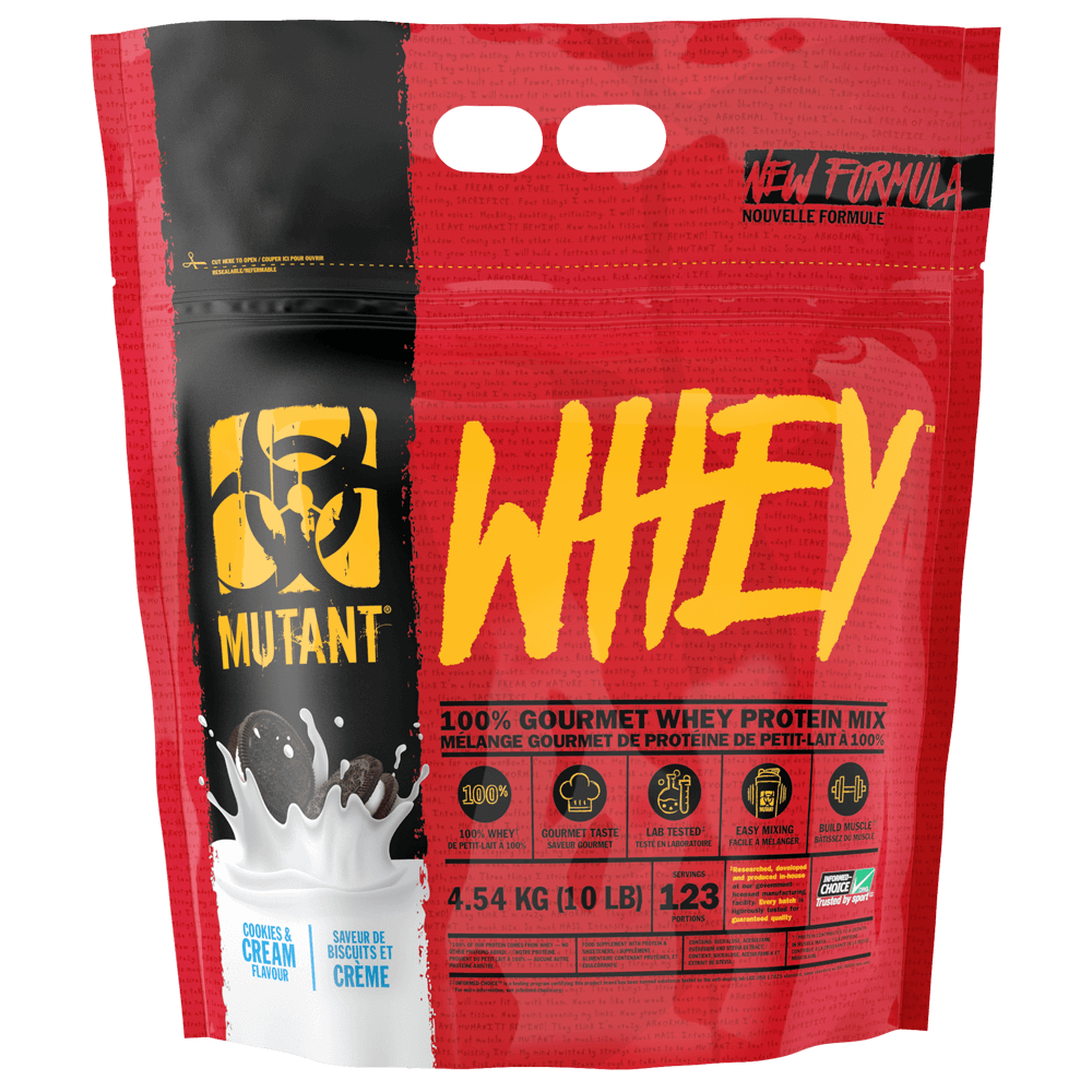 Mutant Whey Cookies & Cream - 4540g.