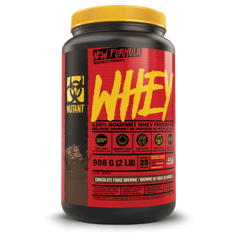 Mutant Whey Chocolate Fudge Brownie - 908g.