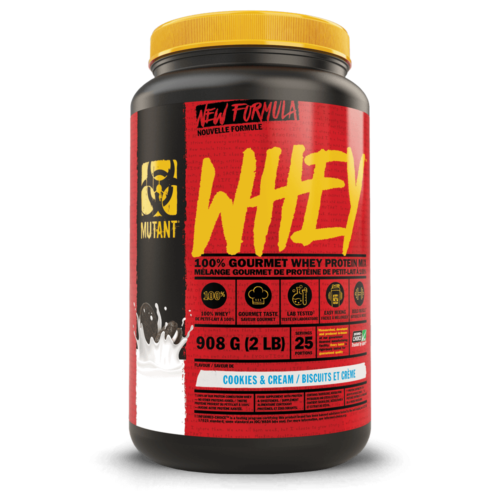 Mutant Whey Cookies & Cream - 908g.