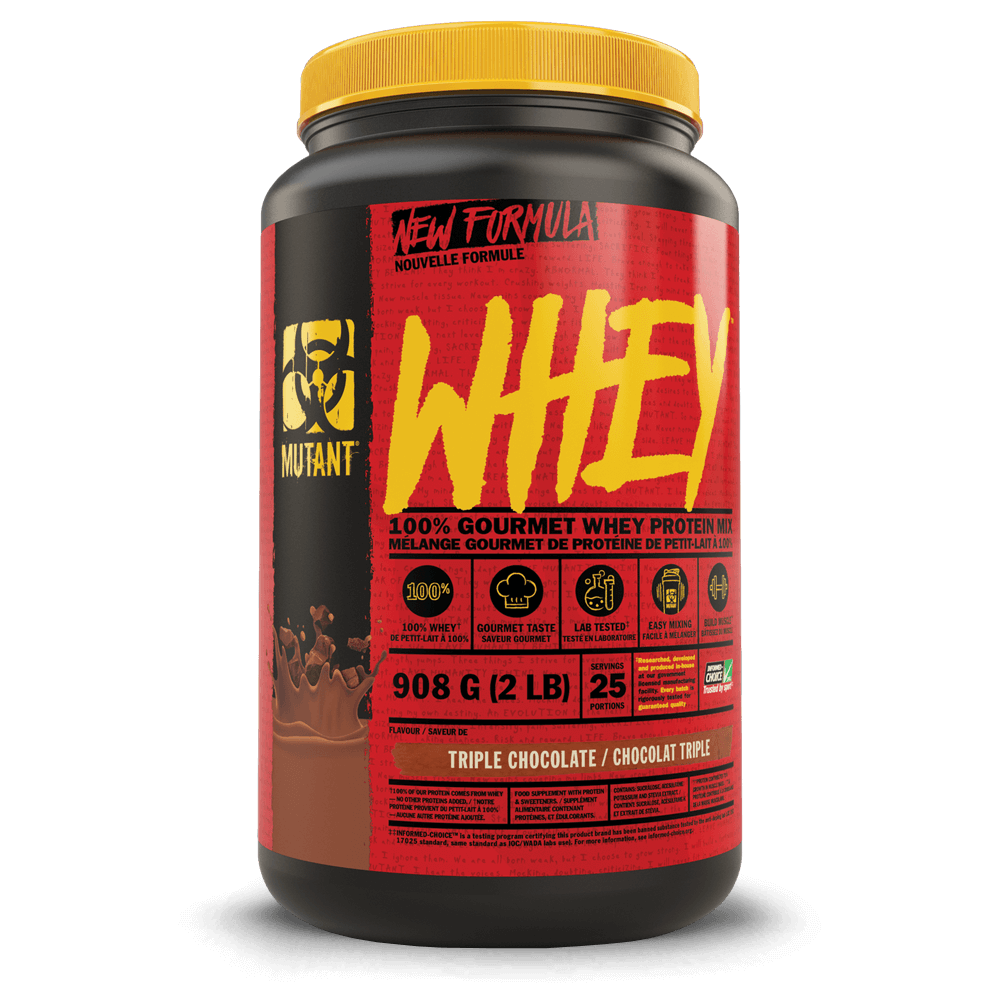 Mutant Whey Triple Chocolate - 908g.