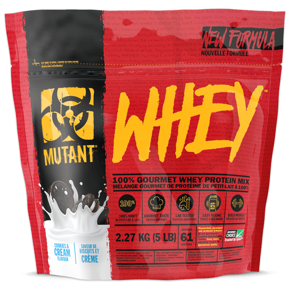 Mutant Whey Cookies & Cream - 2270g.