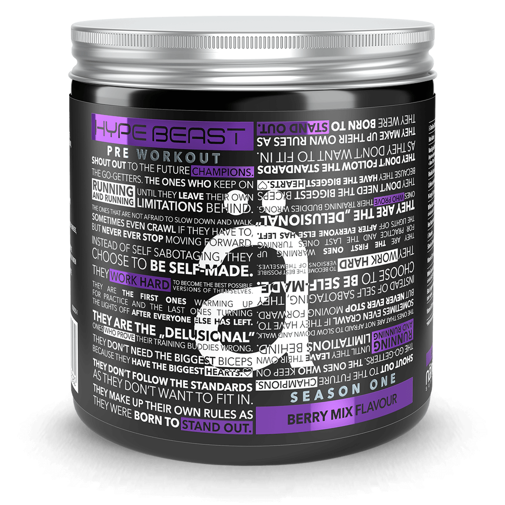 HypeBeast Pre-Workout Berry Mix - 320g.