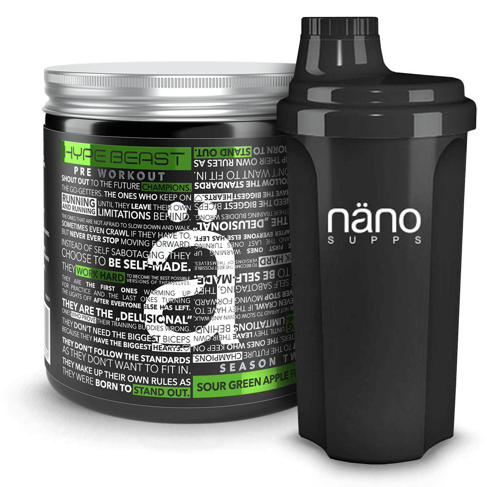 HypeBeast PreWorkout 320g. + Shaker