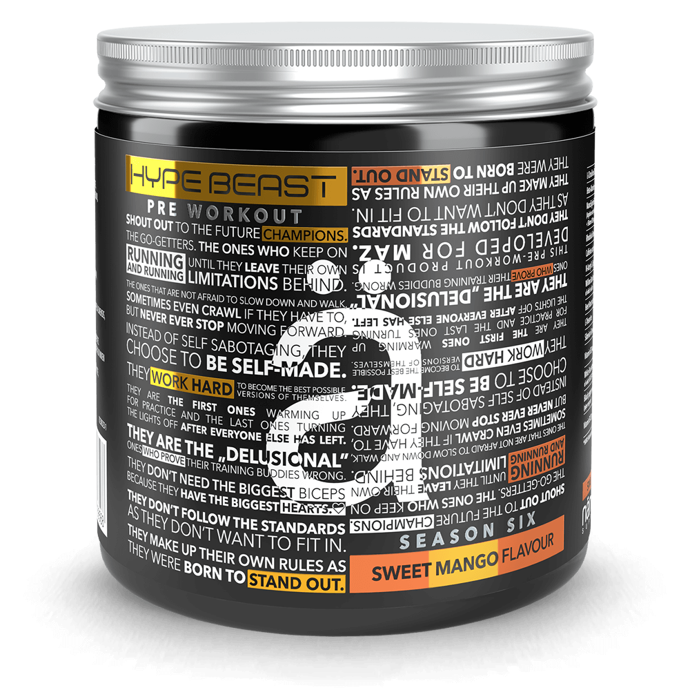 HypeBeast Pre-Workout Sweet Mango - 320g.