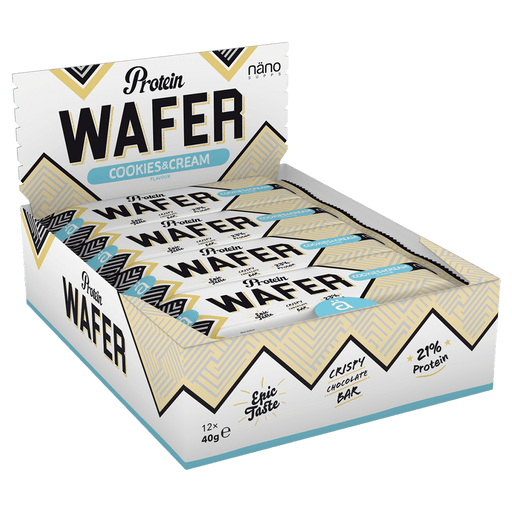 Protein Wafer Cookies & Cream - 12x40g. (16/5-24)