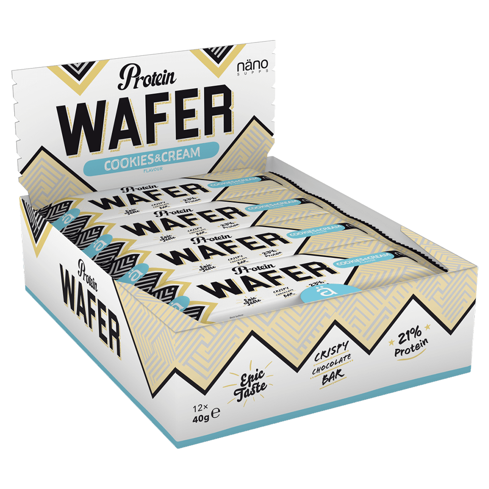 Protein Wafer Cookies & Cream - 40g. (13/12-24)