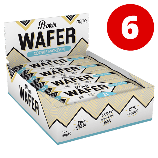 Protein Wafer Cookies & Cream - 72x40g. (16/5-24)