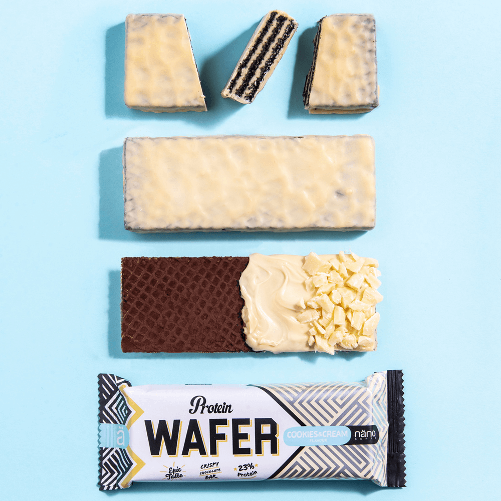 Protein Wafer Cookies & Cream - 40g. (13/12-24)