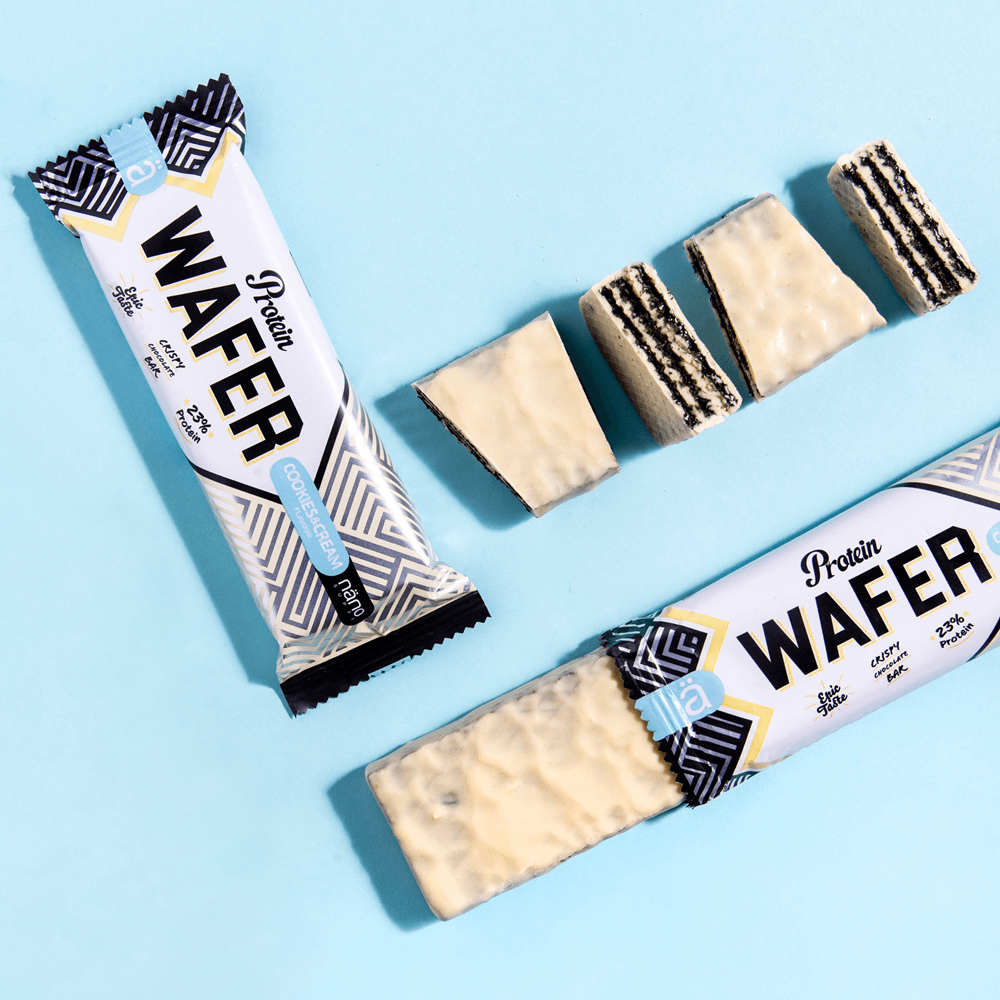 Protein Wafer Cookies & Cream - 40g. (13/12-24)