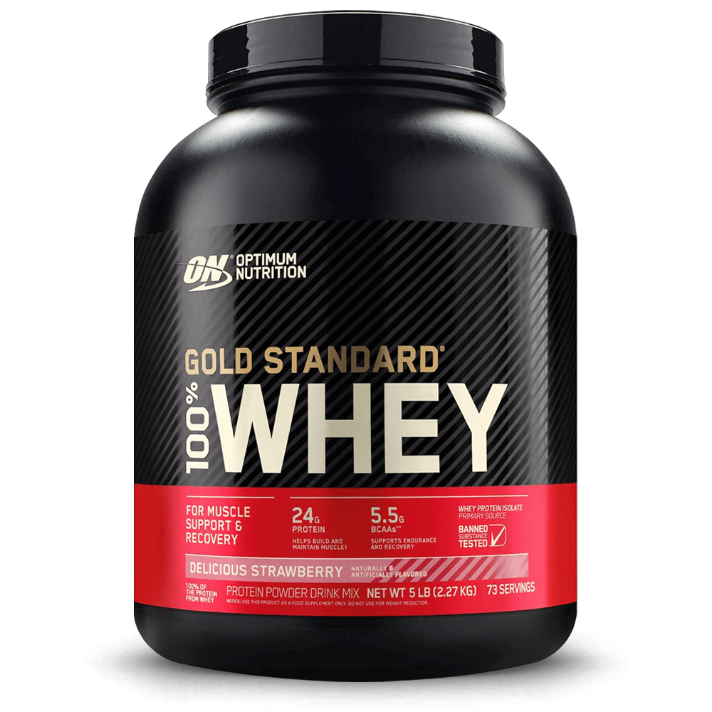 100% Whey Gold Standard Delicious Strawberry - 2273g.