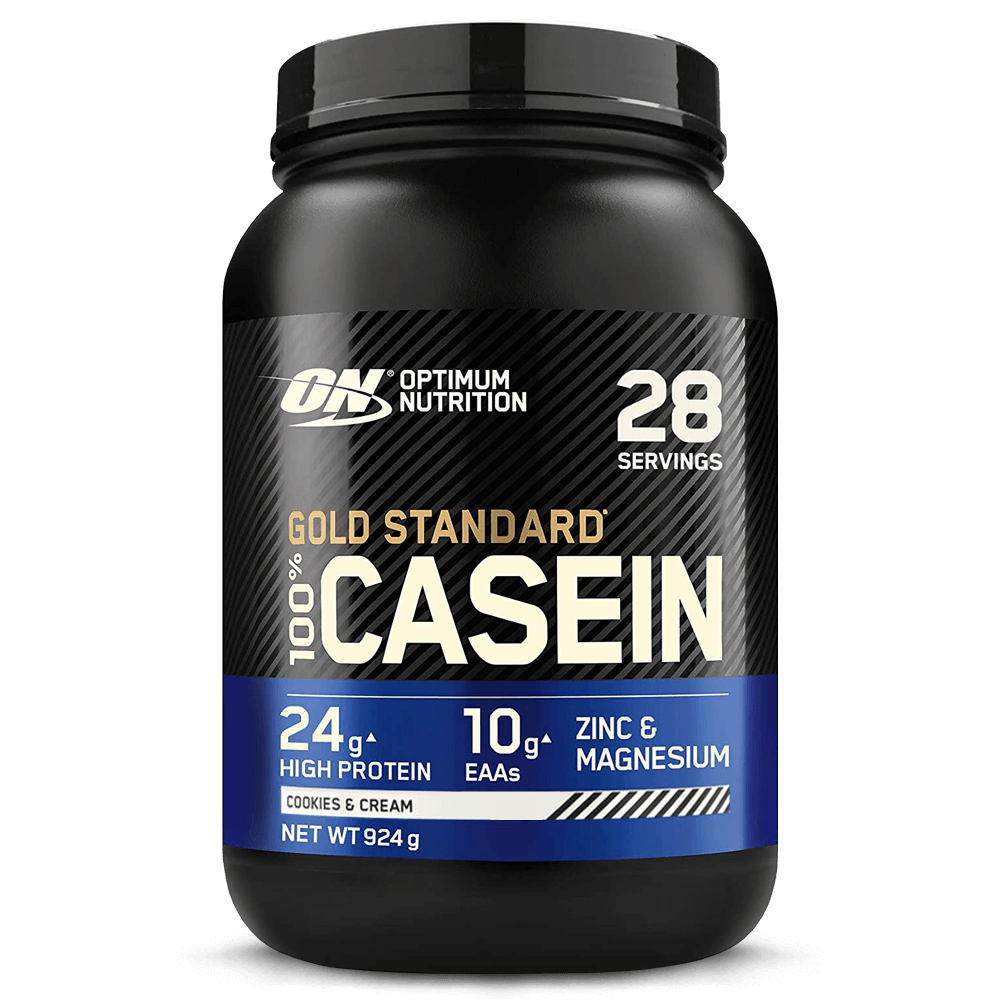 100% Gold Standard Casein Cookies Cream - 924g.