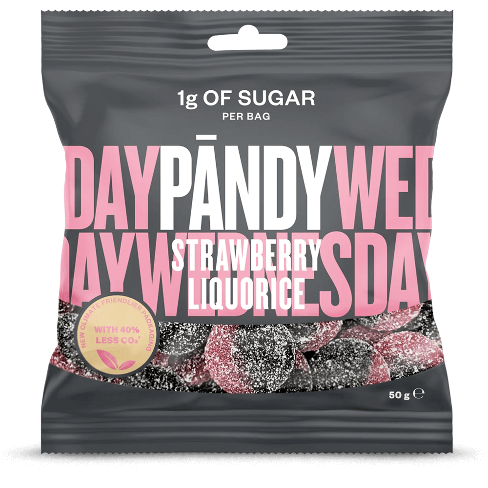 Pändy Candy Strawberry Liquorice - 50g.