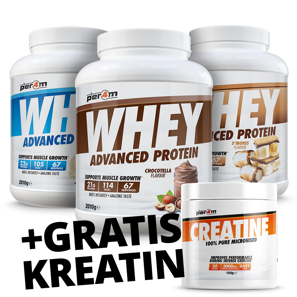 Mixed per4m Whey Protein - 3x2010g.+GRATIS KREATIN