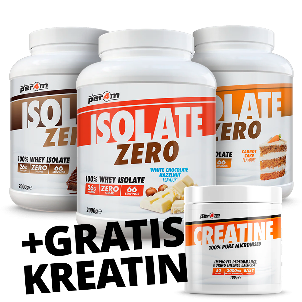 Mixed per4m Isolate Zero - 3x2000g.+GRATIS KREATIN
